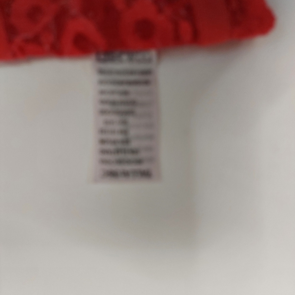 Bra Size 36C Underwire Molded Cup Red Demi Cup Lace Leopard Print Rhinestone - Picture 9 of 10